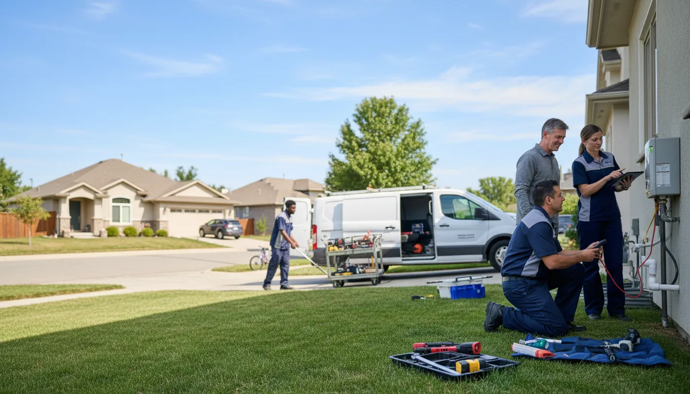 Tankless water heater service in Morgan, MN